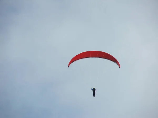 Parapendio Una Giornata Estiva — Foto Stock