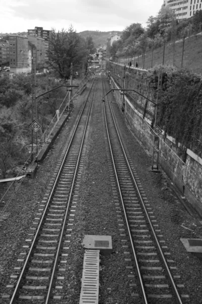 Ferrovia Città — Foto Stock
