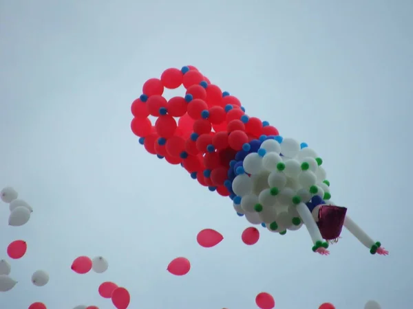 Luftballons Einem Festival — Stockfoto