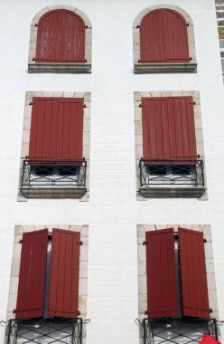 Fransa 'nın Espelette köyündeki ev.