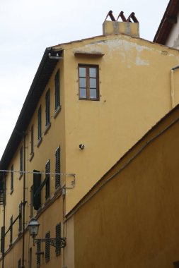 Floransa 'nın eski bir kasabasındaki mimar mirası.