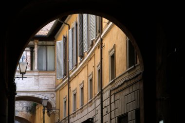 Floransa 'nın eski bir kasabasındaki mimar mirası.