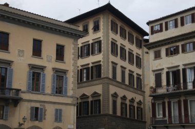 Floransa 'nın eski bir kasabasındaki mimar mirası.