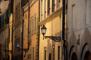 Floransa 'nın eski bir kasabasındaki mimar mirası.