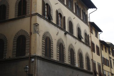 Floransa 'nın eski bir kasabasındaki mimar mirası.