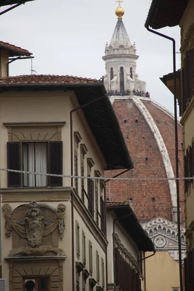 Architektonisches Erbe Der Altstadt Von Florenz — Stockfoto