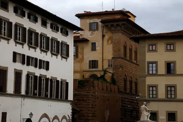 Architektonisches Erbe Der Altstadt Von Florenz — Stockfoto