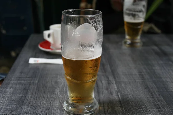 Beer in a terrace