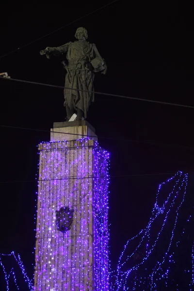 Decoração Natal Cidade Bilbau — Fotografia de Stock