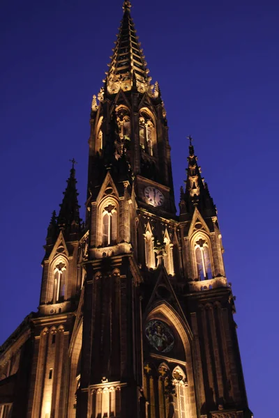 Katedra Centrum San Sebastian Hiszpania — Zdjęcie stockowe