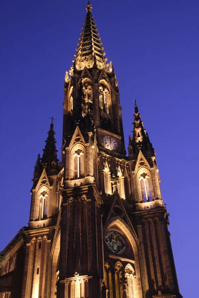 Katedra Centrum San Sebastian Hiszpania — Zdjęcie stockowe