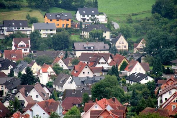Dorf Auf Dem Land Bayern Deutschland — Stockfoto