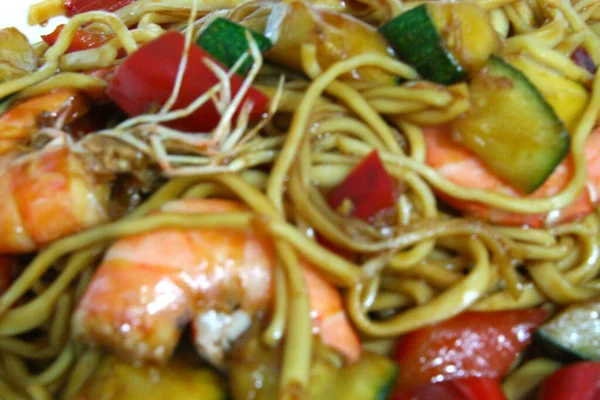 Pastas Frescas Con Mariscos — Foto de Stock