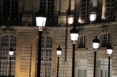 Bordeaux şehrinin mimarisi.