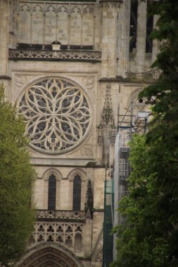 Bordeaux şehrinin mimarisi.