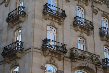 Vigo, İspanya 'da şehir manzarası