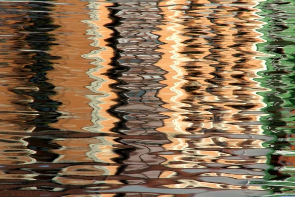 Reflexão Água — Fotografia de Stock