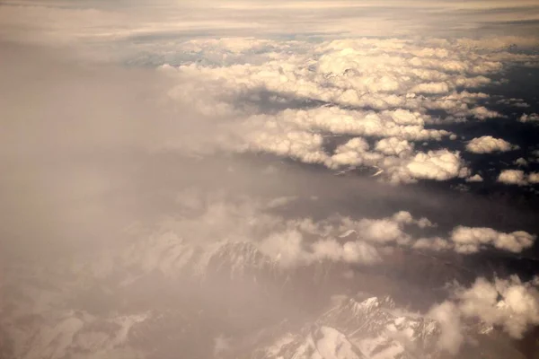 Voando Sobre Nuvens — Fotografia de Stock