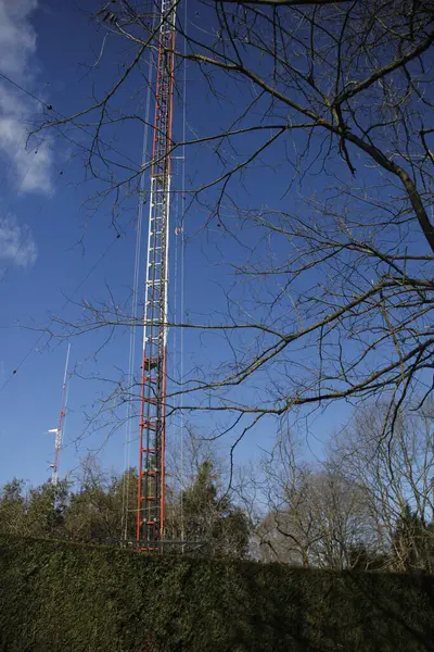 Rádióantenna Vidéken — Stock Fotó