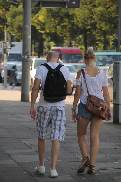 stock image Couple in the street