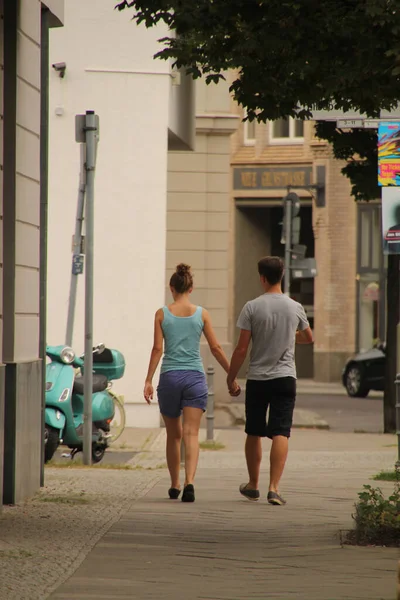 Couple Street — Stock Photo, Image