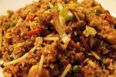 Rice with vegetables Thai style