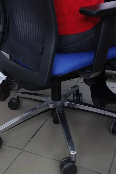 Ergonomic chair in an office