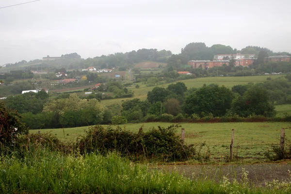 Paesaggio Nella Campagna Dei Paesi Baschi — Foto Stock