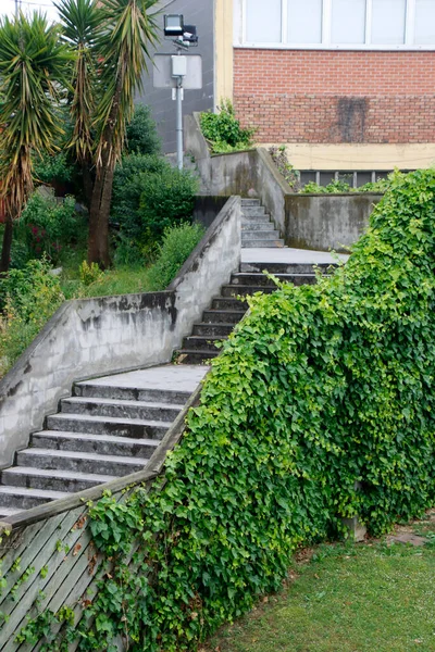 Şehirde Beton Merdivenler Var — Stok fotoğraf