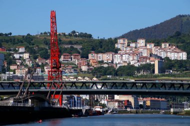 Bilbao şehrindeki şehir manzarası