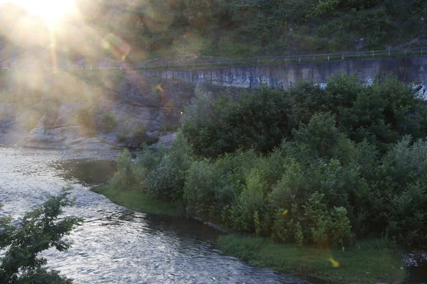 Ibaizabal Řeka Bilbau — Stock fotografie