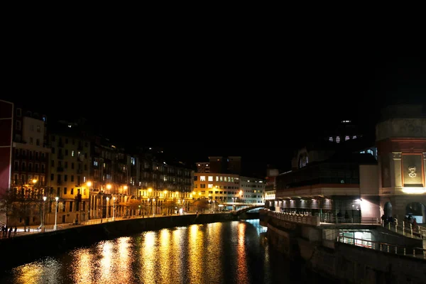 View Bilbao Night — Stock Photo, Image