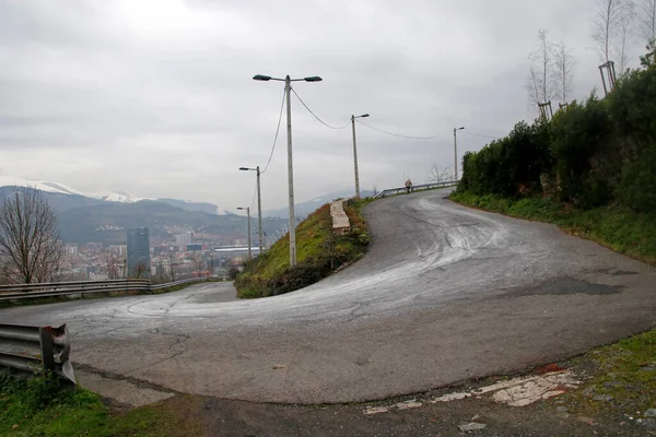 Mountain Road Periphery Bilbao — ストック写真