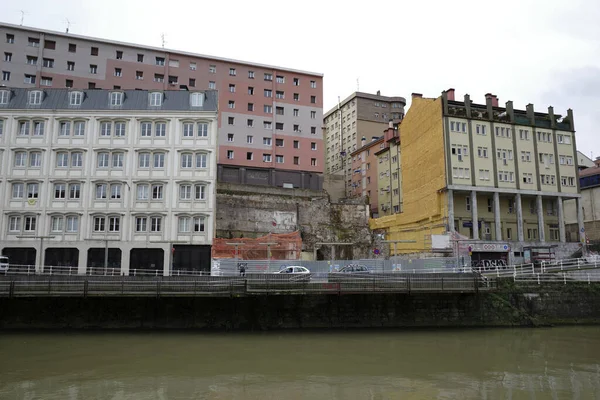 Architettura Nella Città Bilbao — Foto Stock