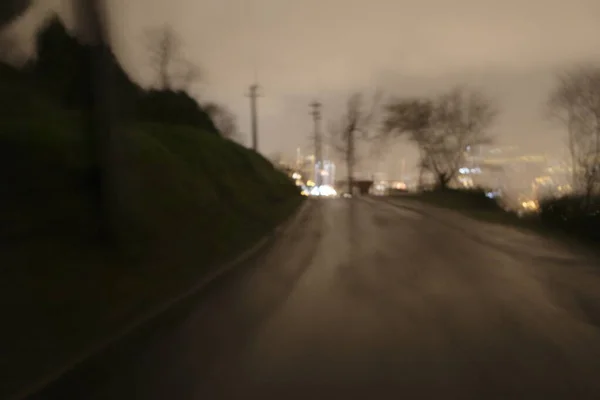 Stadtpark Bei Nacht — Stockfoto