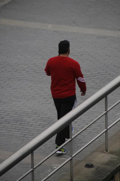 Persone Che Camminano Strada — Foto Stock