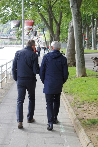 Människor Som Går Gatan — Stockfoto