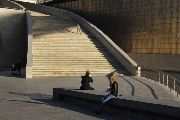 Les Gens Dans Centre Ville Bilbao — Photo