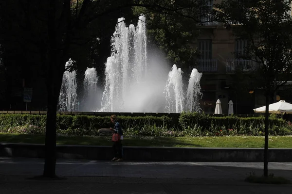 People Downtown San Sebastian Spain — Stock Photo, Image