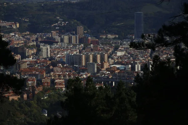 Bilbao Egy Dombról Nézve — Stock Fotó