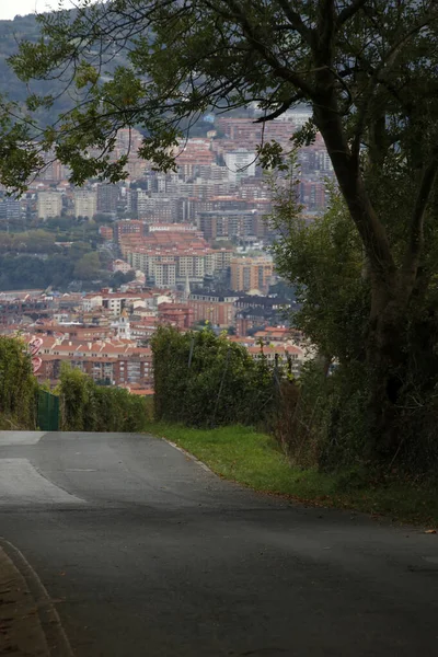 Bilbao Von Einem Hügel Aus Gesehen — Stockfoto