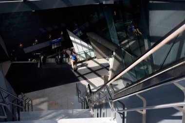 Durango, İspanya 'daki modern tren istasyonu