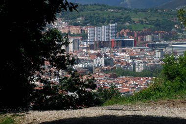 Bilbao şehrindeki şehir manzarası
