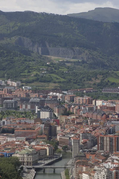 Edifícios Cidade Bilbau — Fotografia de Stock