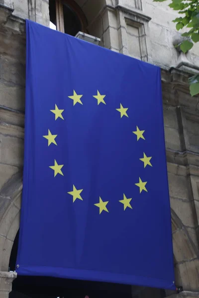 Bandeira União Europeia — Fotografia de Stock