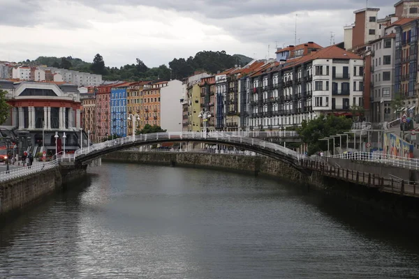 Bilbao Şehrindeki Şehir Manzarası — Stok fotoğraf