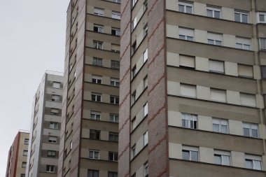 Bilbao şehrinde apartman blokları
