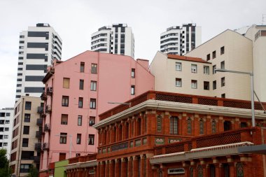 Bilbao şehrinde apartman blokları