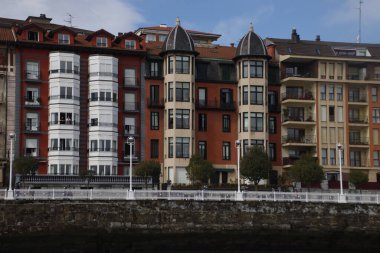 Bilbao şehrindeki şehir manzarası