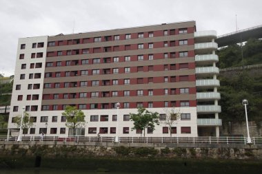 Bilbao şehrindeki şehir manzarası